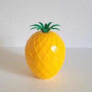 seau à glaçons ananas jaune 70s