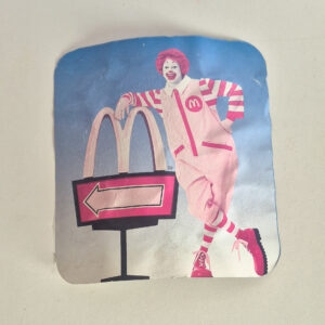 Affiche papier cartonné Mc Donald Vintage