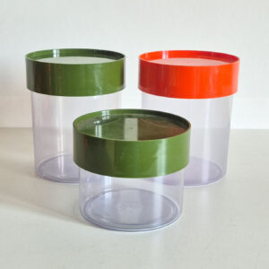 Boite de conservation plastique vintage