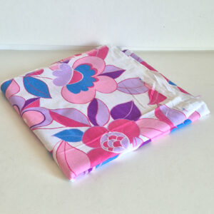 Coupon Tissus 230 x 150cm Fleurs Rose vintage