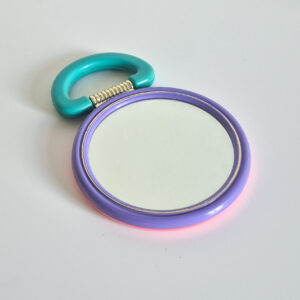 Miroir pop 80s - double face